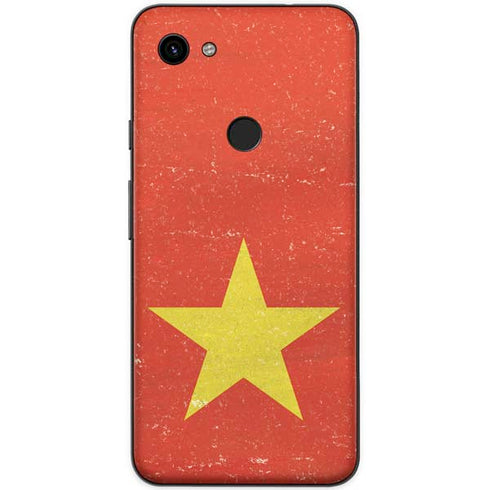 Vietnam Flag Distressed Google Pixel 3a XL Skin